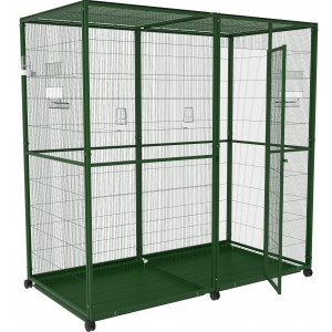 Voliera pre exoty na koleiskách ,  2m2,  2,05mx1,05x 2m 